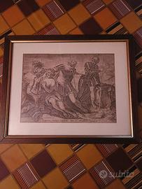 Stampa Bulino di Agostino Carracci da Tintoretto