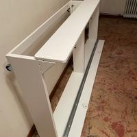 Struttura letto/letto/contenitore, bianco