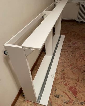 Struttura letto/letto/contenitore, bianco