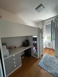 Cameretta a ponte Ikea Smastad 