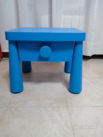 COMODINO IKEA MOD MAMMUT AZZURRO PER CAMERETTA
