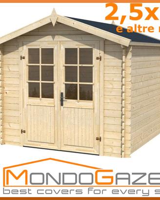 Casetta di legno Mod.Rubino 245x245 28mm NEW