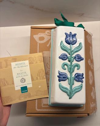 Formella thun vintage con fiore