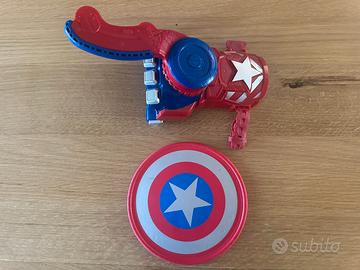 Scudo Captain America Nerf Hasbro lancia dischi