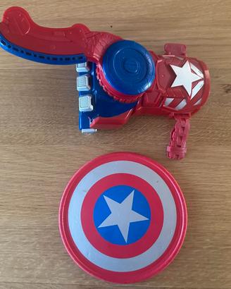 Scudo Captain America Nerf Hasbro lancia dischi