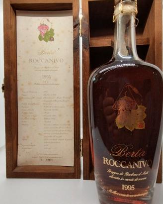 Grappa Berta Roccanivo 1995 Italian Barbera Grappa