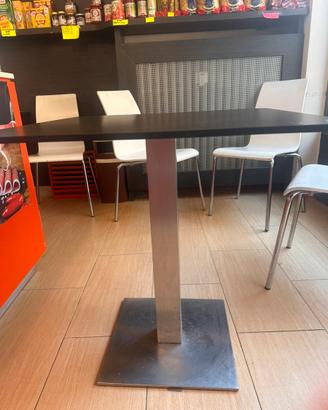 5 tavoli da bar 70×70 cm