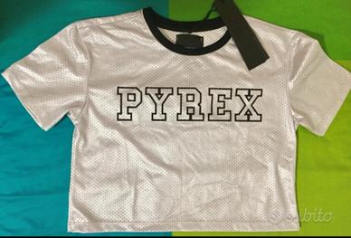 Top estivo argento della Pyrex