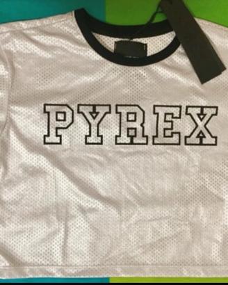 Top estivo argento della Pyrex