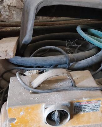 vibratore cemento con cavo