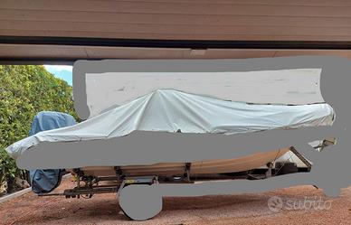 telo copri gommone in pvc