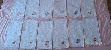 asciugamani in lino e in cotone realizzati a mano 