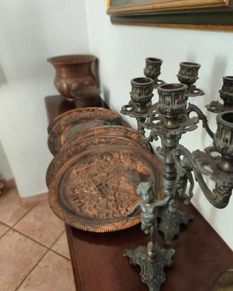 Set rame ottone 