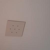 Lampadario bianco a LED 40x40