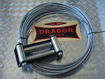 Cavo 30 Mt con rulliera per verricello morbido