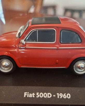 FIAT 500D 1960 scala 1:43 Nuova in teca