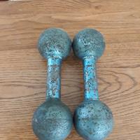 coppia pesi vintage ferro