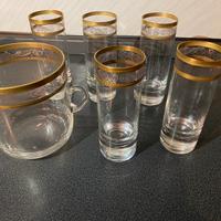 Set  Bicchieri Cristallo con portaghiaccio