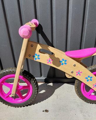 bicicletta senza pedali per bambina
