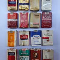 LOTTO C 16 PACCHETTI SIGARETTE MORBIDE ESTERE ‘80