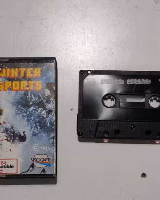 Cassetta videogioco Commodore 64 Winter sports