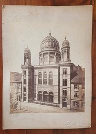 Fotografia all’albumina Berlin Synagoge originale