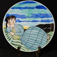 Domenico Cantatore – Piatto decorativo in ceramica