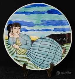 Domenico Cantatore – Piatto decorativo in ceramica