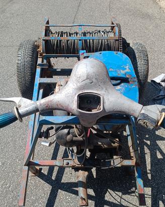 2 motori vespa verricello argano