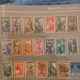 francobolli con FILIGRANA A RUOTA 