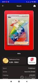 Carta Pokemon Milo allenatore 