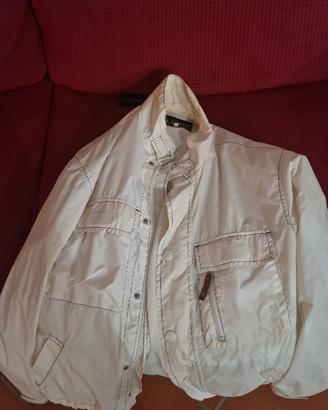 Giubbino bianco armani jeans
