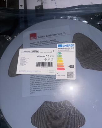 Striscia led alpha elettronica 20m 48V bianvo cald