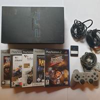 Sony PlayStation 2 PS2 Fat + Controller + 5 Giochi