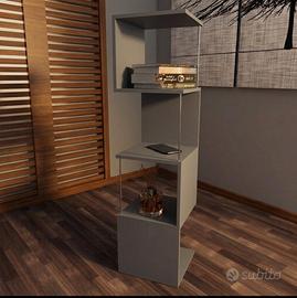 Libreria colorata di designe personalizzabile