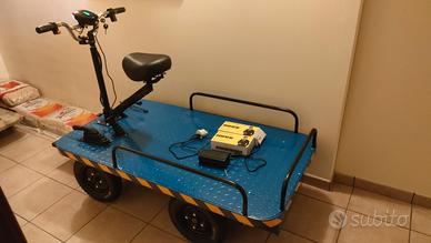 Carrello elettrico per trasporto merci, 