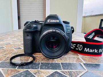 Canon Eos 5d mark iv + Canon 50mm f1.4 USM e UV
