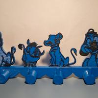 Appendi asciugamano re leone da parete 