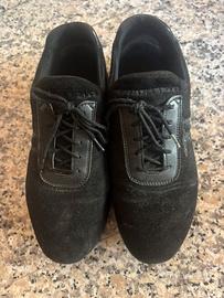 Scarpe camoscio nero Trussardi Jeans n.38