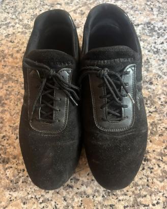 Scarpe camoscio nero Trussardi Jeans n.38