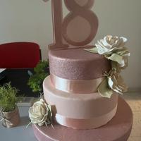 Torta finta 18 anni