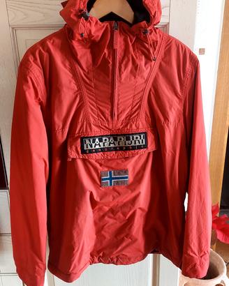 Napapijri Geographic Anorak Rosso Originale