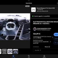 Elettroventola Renault Megane IV nuova imballata