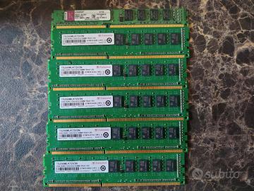 6 BANCHI RAM DDR3 2GB - NUOVE -