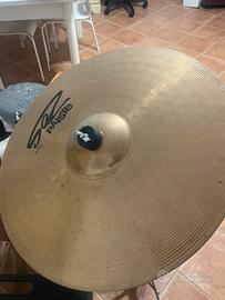 Piatto batteria ride Paiste 502 + asta a giraffa