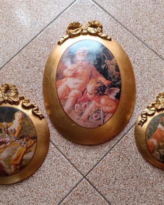 5 quadri con putti