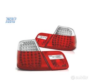 FANALI BMW E46 CABRIO 99-03 LED ROSSO BIANCO LOOK 