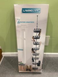 Portascarpe 48 paia girevole