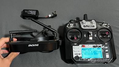 Visore drone FPV Eachine 100 e radiocomando FLYSKY