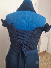 Abito da sera + stola di tule 